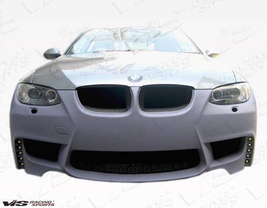 2007-2010 BMW 3 SERIES E92 2 doors 1M Style FRP Primer Front Bumper-3