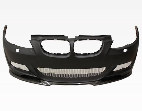 2007-2010 BMW 3 SERIES E92 Hybrid M Style FRP Carbon Fiber Black Front Bumper-1