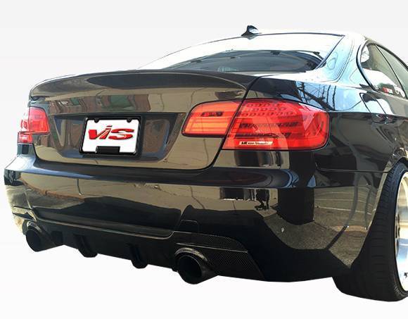 2007-2013 BMW 3 SERIES E92 Hybrid M Style FRP Carbon Fiber Black Rear Bumper-1