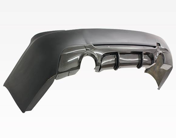 2007-2013 BMW 3 SERIES E92 Hybrid M Style FRP Carbon Fiber Black Rear Bumper-3