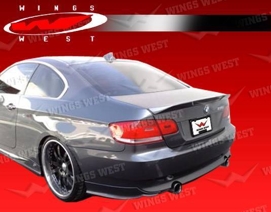 2007-2010 BMW 3 SERIES E92 POLYURETHANE Black Rear Lip-1