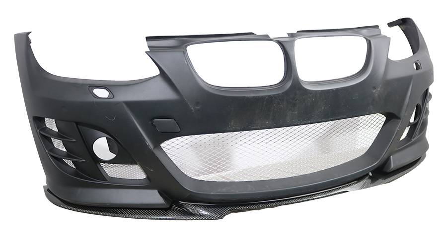 2007-2010 BMW 3 SERIES E92 2 doors RSR Style FRP Carbon Fiber Black Front Bumper-1