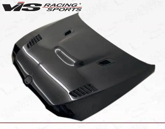 2007-2010 BMW 3 SERIES E92 2 doors XTS Style Carbon Fiber Black Hood-2