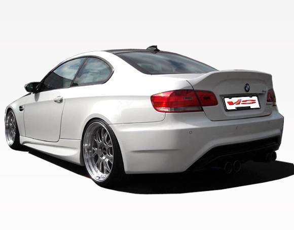 2008-2013 BMW 3 SERIES E92 M3 2 doors AMS Style FRP Primer Rear Bumper-3