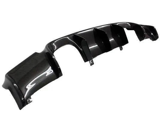2008-2013 BMW 3 SERIES E92 M3 2 doors Carbon Fiber Black Diffuser-2