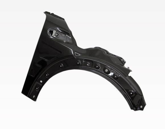 2007-2013 BMW Mini Cooper Carbon Fiber Black Fenders-4
