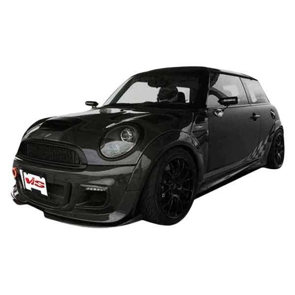 2007-2013 BMW Mini Cooper 2 doors Euro Concept Style FRP Primer Full Kit-4
