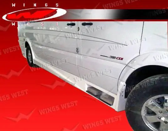 2007-2010 Dodge Sprinter VIP Style FRP Primer Side Skirts-3