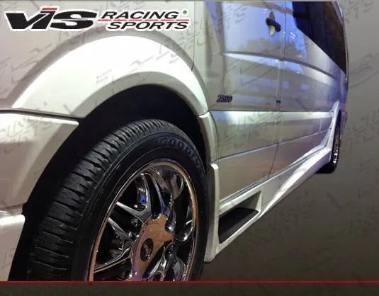 2007-2010 Dodge Sprinter VIP Style FRP Primer Side Skirts-4