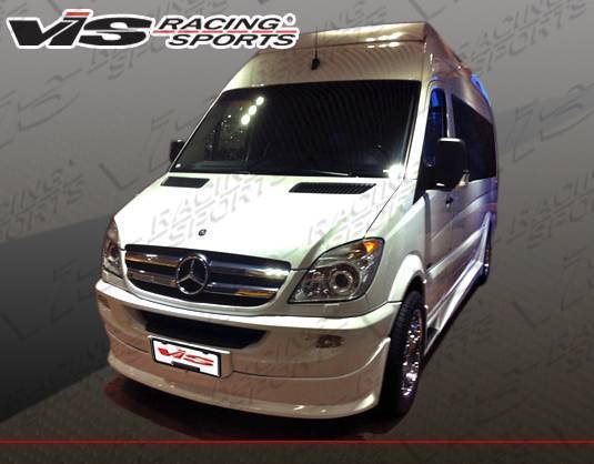 2007-2010 Dodge Sprinter VIP Style FRP Primer Front Lip-2