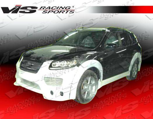 2007-2008 Hyundai Santa 4 doors OUTCAST Style FRP Primer Full Kit-1