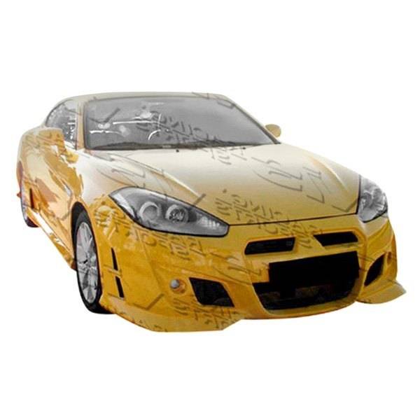 2007-2008 Hyundai Tiburon 2 doors Tornado Style FRP Primer Full Kit-1