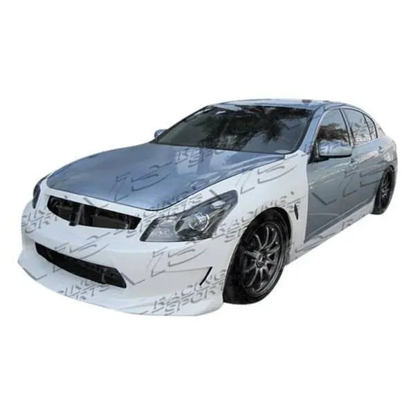 2007-2008 Infiniti G35 4 doors AMS GT Style FRP Primer Side Skirts-1