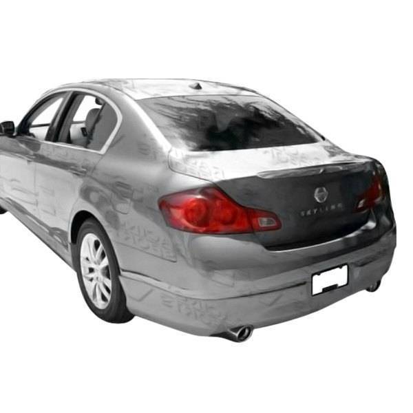 2007-2008 Infiniti G35 4 doors VIP Style FRP Primer Rear Lip-1