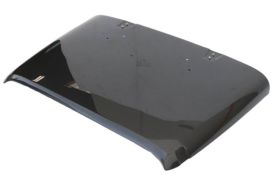 2007-2018 Jeep Wrangler 4 doors OEM Style Carbon Fiber Black Hood-1