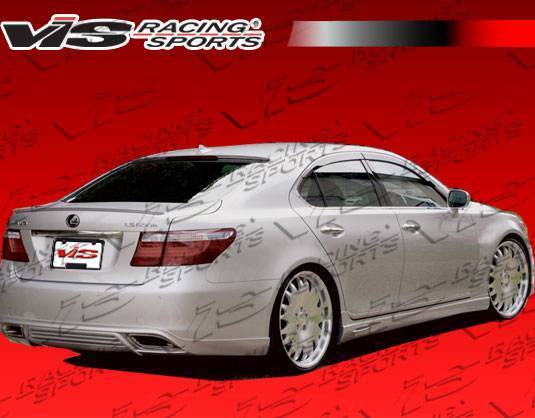 2007-2009 Lexus Ls400 VIP Style FRP Primer Rear Lip-3