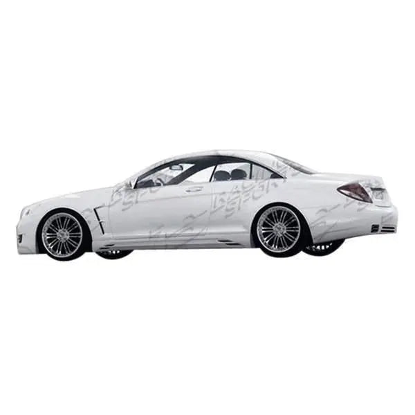2007-2010 Mercedes CL Class W216 ACT Style FRP Primer Side Skirts-1