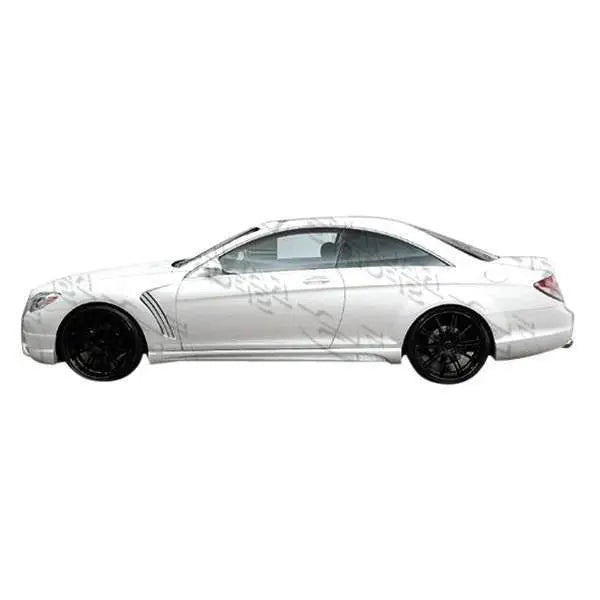 2007-2010 Mercedes CL Class W216 VIP Style FRP Primer Side Skirts-1
