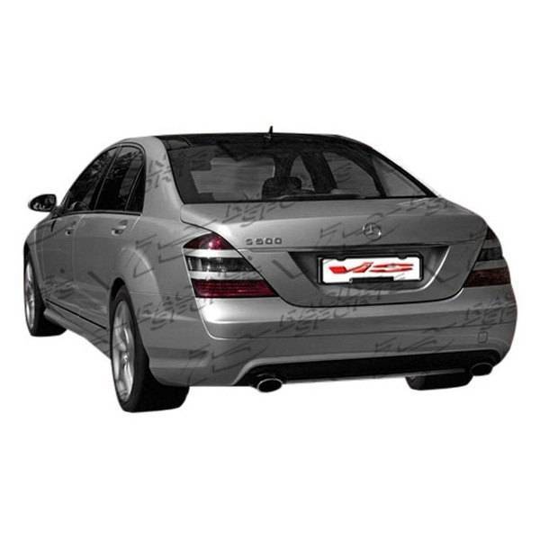 2007-2013 Mercedes S Class W221 4 doors EURO TECH Style FRP Primer Rear Bumper-1