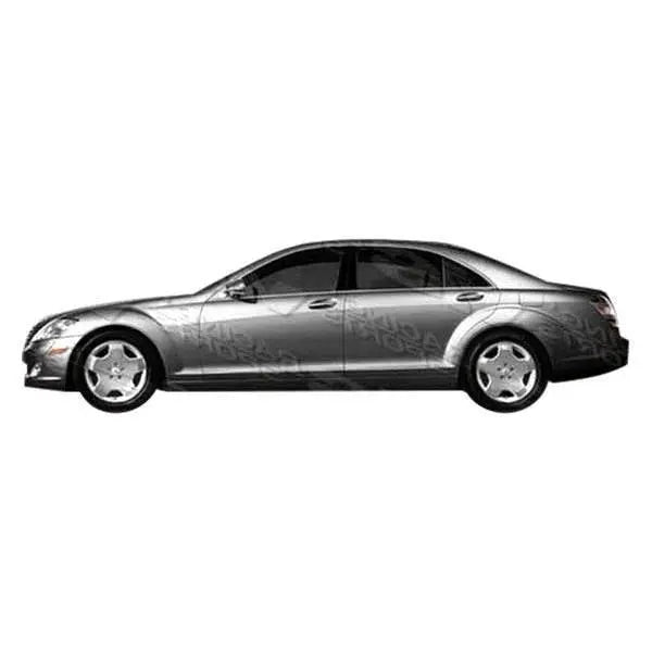 2007-2013 Mercedes S Class W221 4 doors EURO TECH Style FRP Primer Side Skirts-1