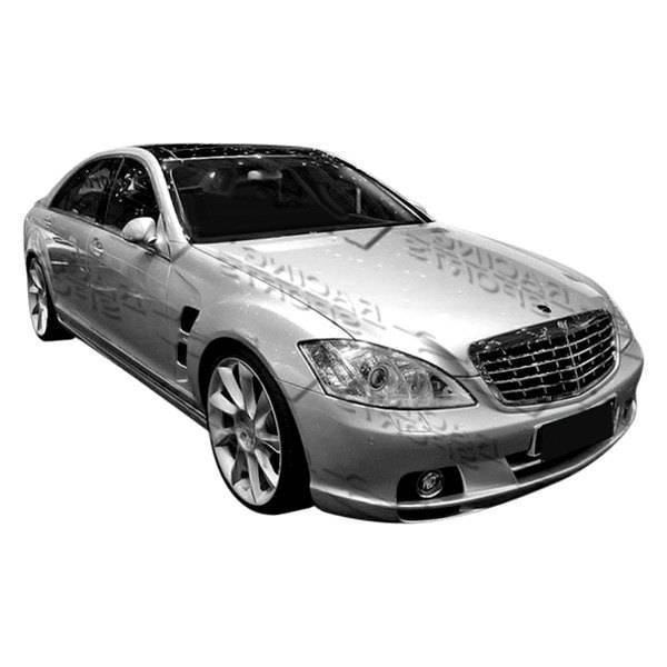 2007-2009 Mercedes S Class W221 4 doors LASER Style FRP Primer Front Bumper-1