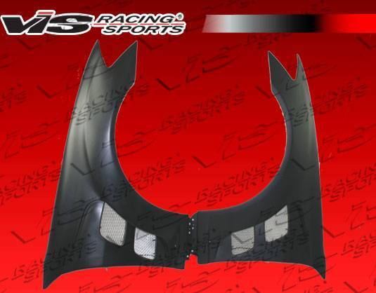 2007-2013 Mercedes S Class W221 4 doors LASER Style FRP Primer Fenders-3