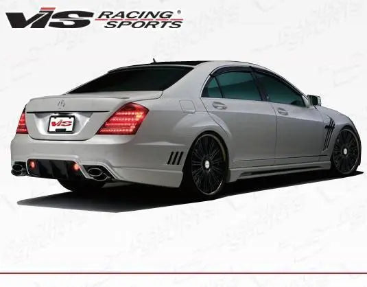 2007-2013 Mercedes S Class W221 4 doors VIP Style FRP Primer Side Skirts-1