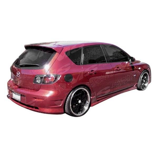 2007-2009 Mazda 3 Hatchback FUZION Style FRP Primer Full Kit-2