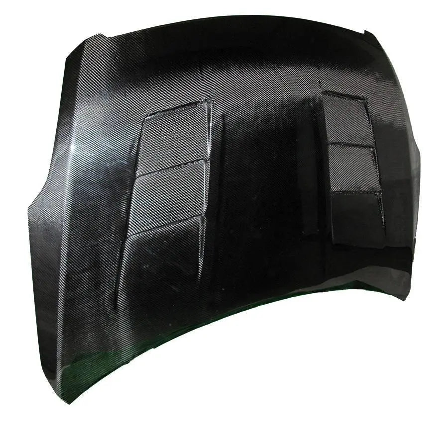 2007-2009 Nissan Altima 4 doors TERMINATOR Style Carbon Fiber Black Hood-1