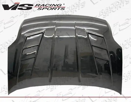 2007-2012 Nissan Sentra 4 doors TERMINATOR Style Carbon Fiber Black Hood-2