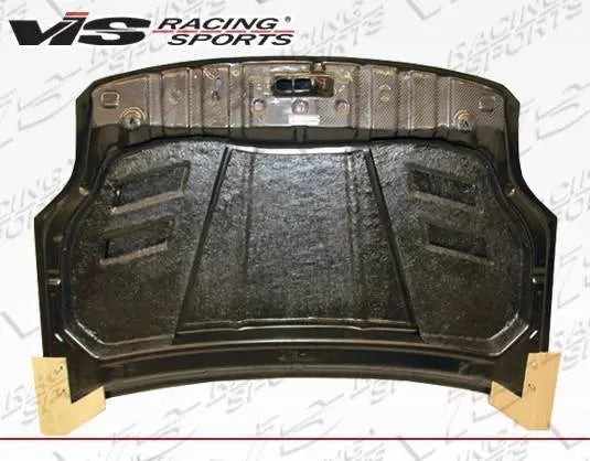 2007-2012 Nissan Sentra 4 doors TERMINATOR Style Carbon Fiber Black Hood-3