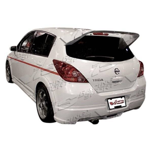 2007-2011 Nissan Versa Octane 2 Style FRP Primer Rear Lip-1