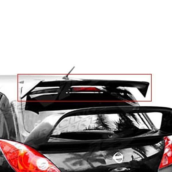 2007-2011 Nissan Versa RALLY Style FRP Primer Spoiler-1