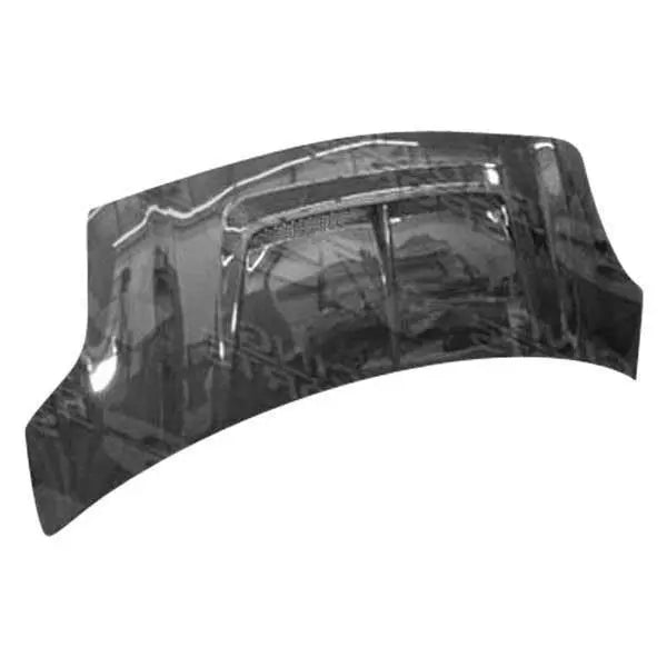 2007-2013 Toyota Yaris Hatchback MONSTER Style Carbon Fiber Black Hood-1