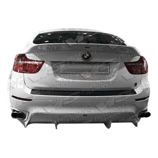 2008-2013 BMW X6 4 doors A Tech Style POLYURETHANE Black Rear Lip-1