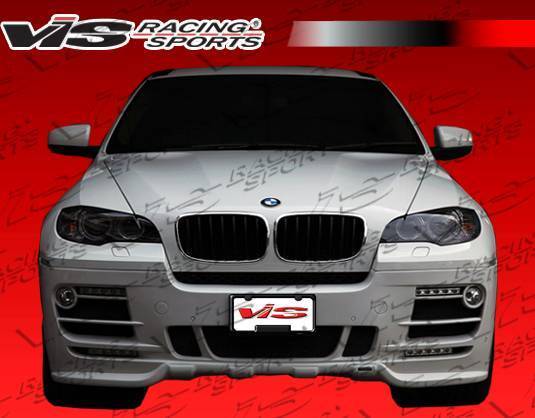 2008-2013 BMW X6 4 doors EURO TECH Style FRP Primer Front Bumper-1