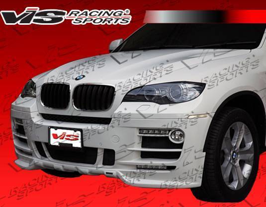 2008-2013 BMW X6 4 doors EURO TECH Style FRP Primer Front Bumper-3