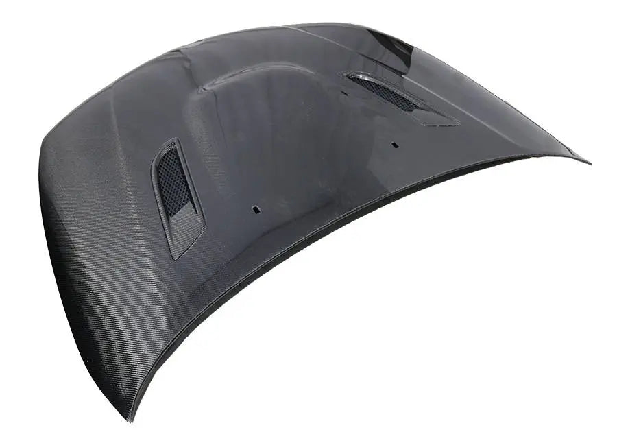 2008-2012 BMW 1 SERIES E82 2 doors A SPEC Style Carbon Fiber Black Hood-3
