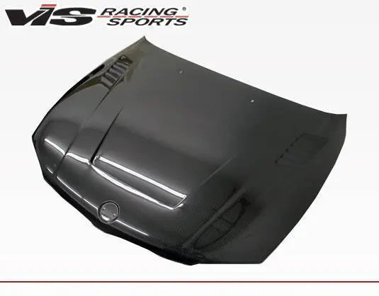 2008-2012 BMW 1 SERIES E82 2 doors XTS Style Carbon Fiber Black Hood-2