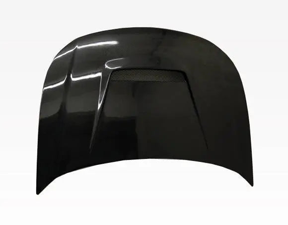 2008-2011 Ford Focus 2 doors 4 doors INVADER Style Carbon Fiber Black Hood-1