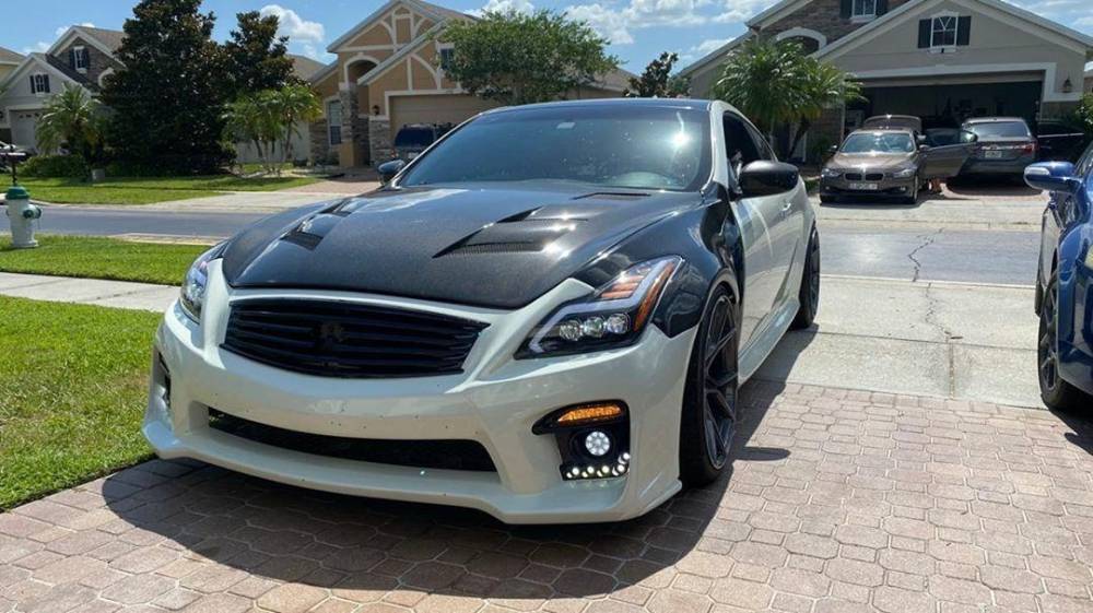 2008-2013 Infiniti G37 2 doors FRP Primer Front Bumper-2