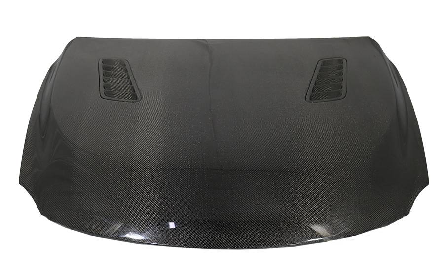 2008-2014 Lexus IS-F 4 doors Carbon Fiber Black Hood-3