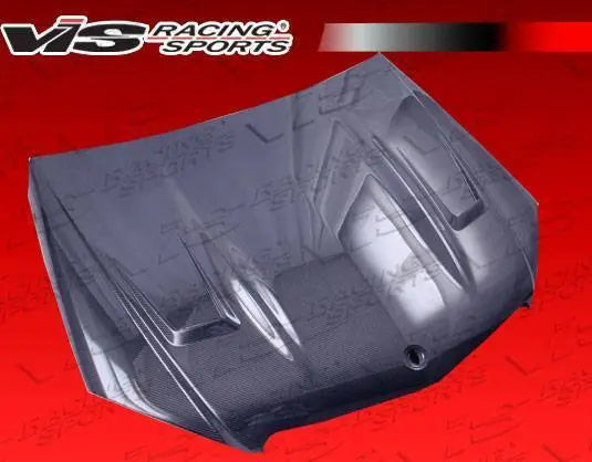 2008-2011 Mercedes C Class C63 4 doors DTM Style Carbon Fiber Black Hood-3