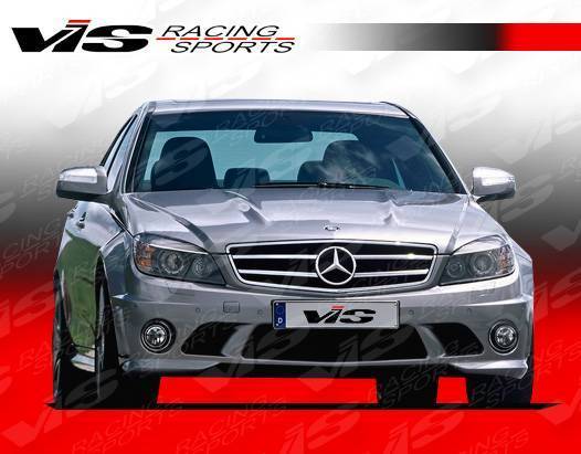 2008-2011 Mercedes C Class C63 4 doors OEM Style FRP Primer Front Bumper-3