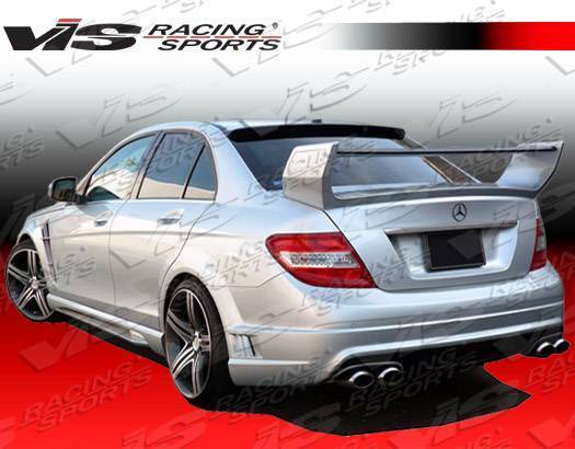 2008-2014 Mercedes C Class C63 4 doors VIP Style FRP Primer Rear Bumper-2