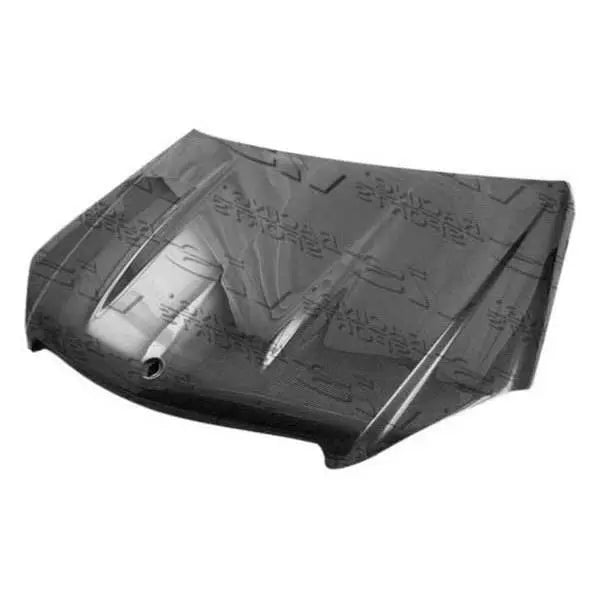 2008-2011 Mercedes C Class C63 4 doors C63 Style Carbon Fiber Black Hood-1