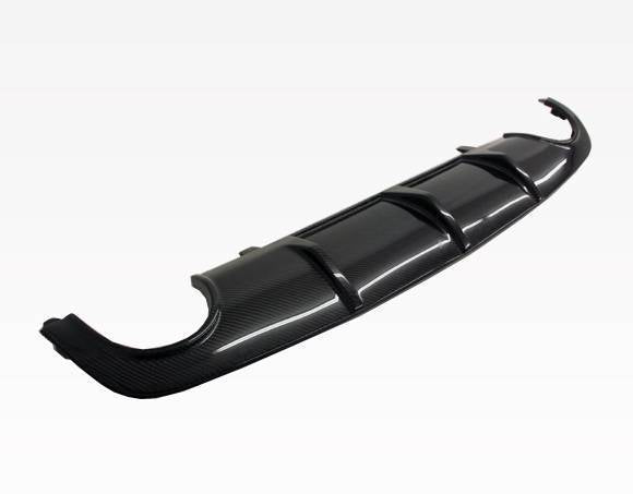 2008-2011 Mercedes C Class W204 4 doors Carbon Fiber Black Diffuser-1