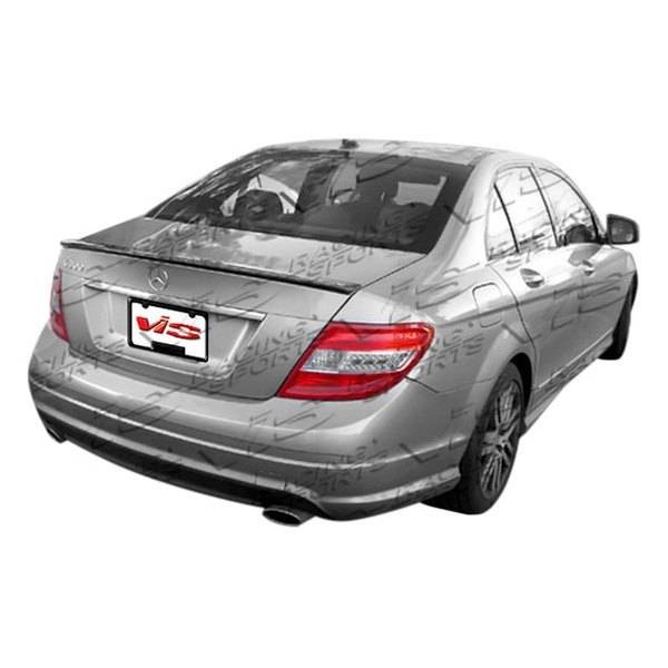 2008-2011 Mercedes C Class W204 4 doors EURO TECH Style FRP Primer Full Kit-2