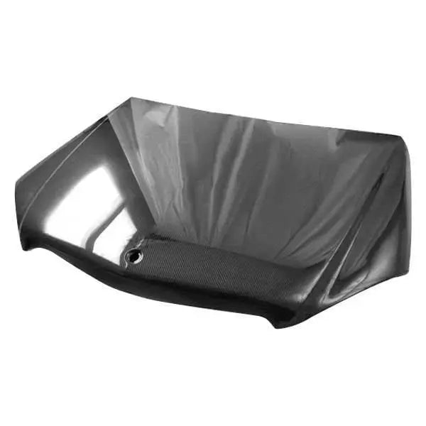 2008-2011 Mercedes C Class 4 doors OEM Style Carbon Fiber Black Hood-1