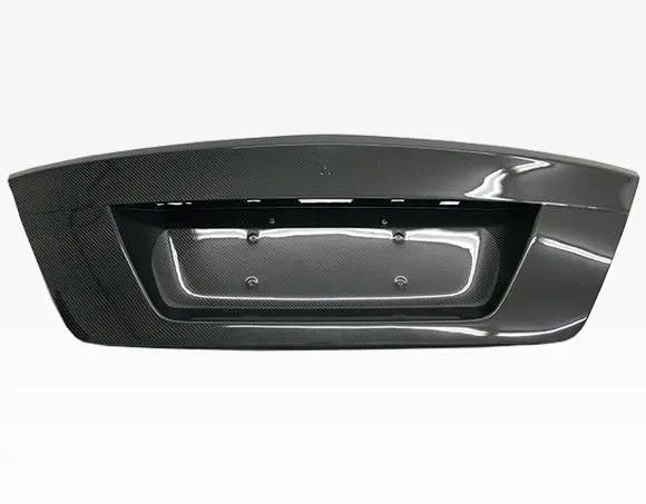 2008-2012 Mercedes C Class 4 doors OEM Style Carbon Fiber Black Trunk-5
